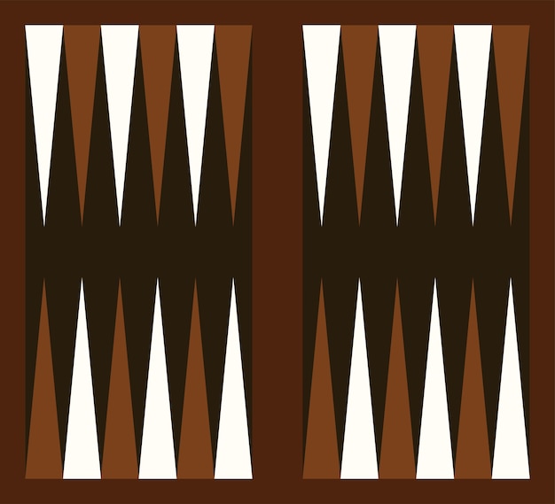 Backgammon Board Template Printable Vector