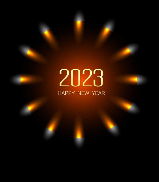 Background 2023 new year vector illustration design vector