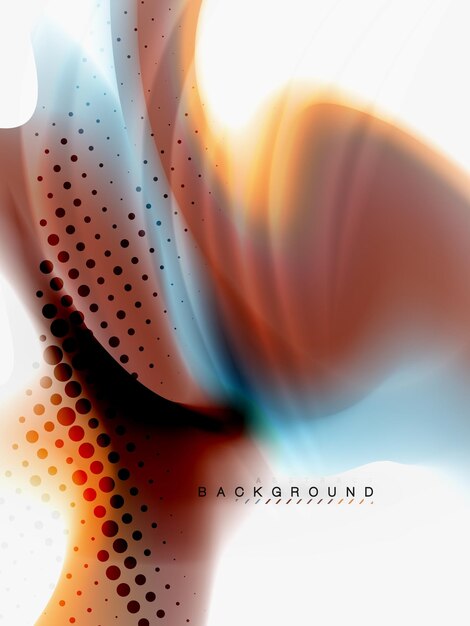 Background abstract fluid colors design