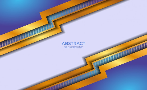 Background Abstract Gold And Blue Design Style