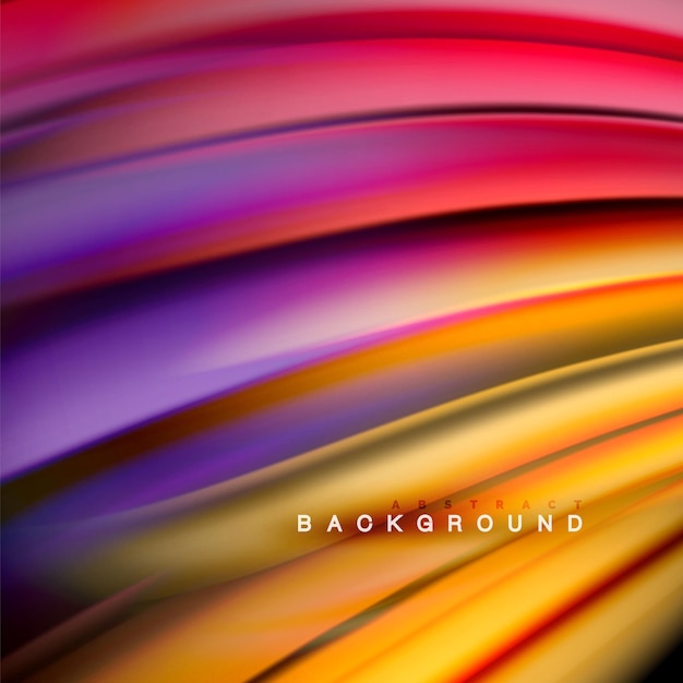 Background abstract liquid color wave