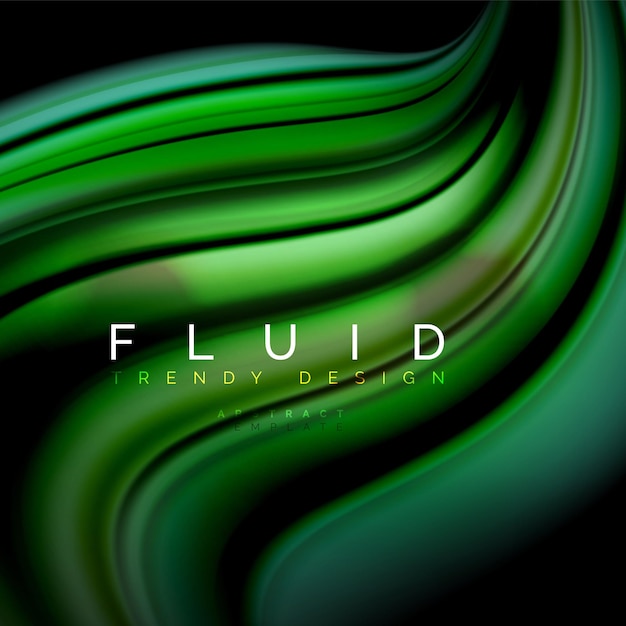 Background abstract liquid color wave