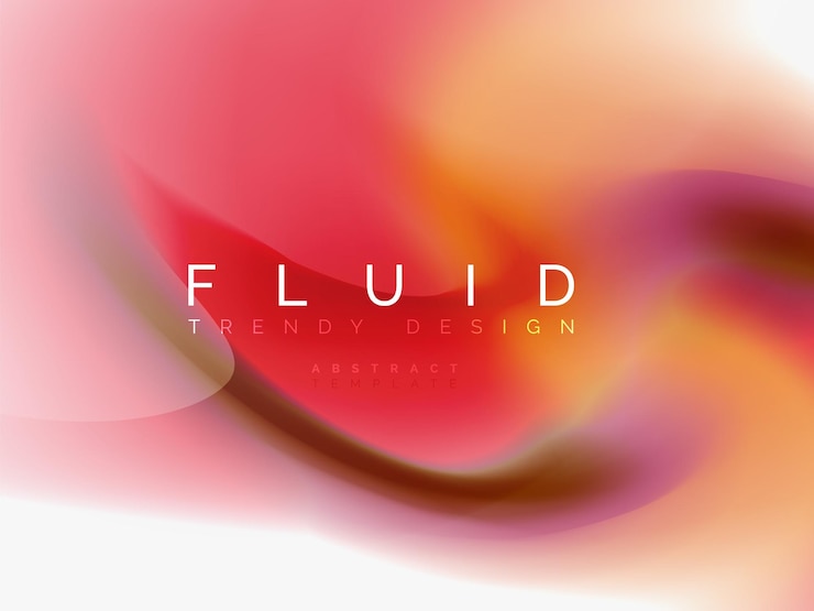 Vector background abstract liquid colors wave flow