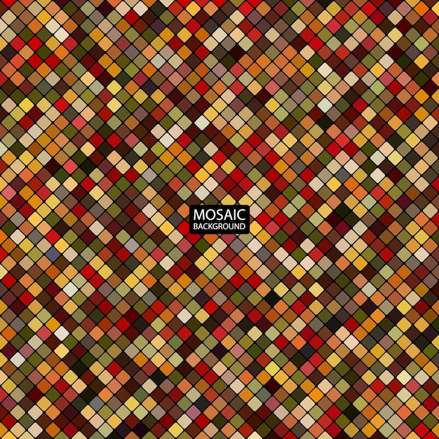 Sfondo astratto mosaico dei quadrati colorati