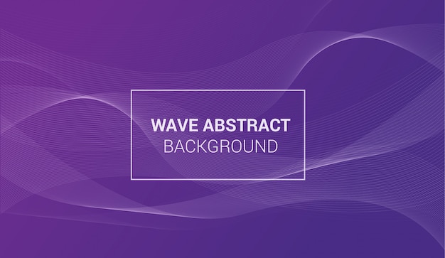 Background abstract wave purple