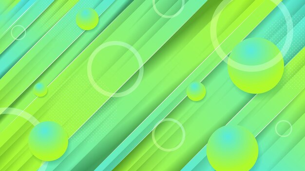 Background Abstract yellow green Premium Vector