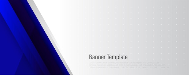 Background Banner Blue Color