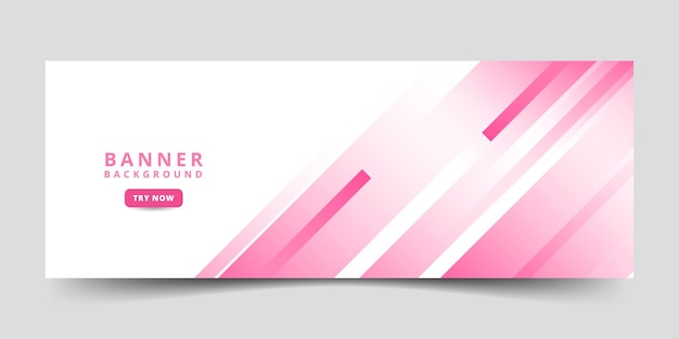 background banners. full color, gradations of pink and white