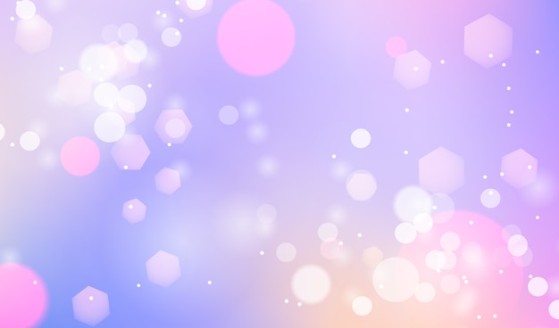 Vector background bokeh effect