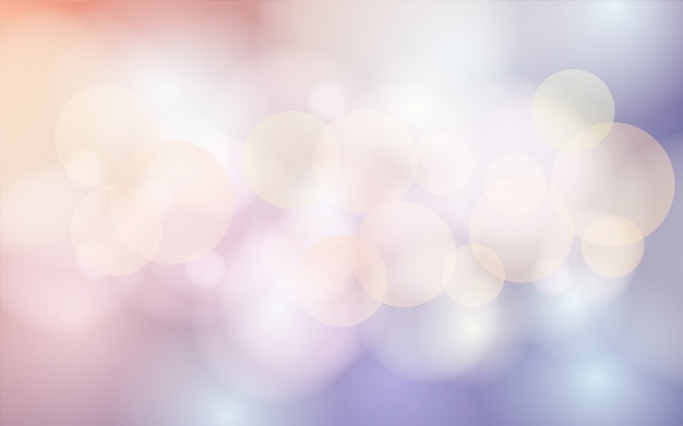 Vector background bokeh with pastel colors