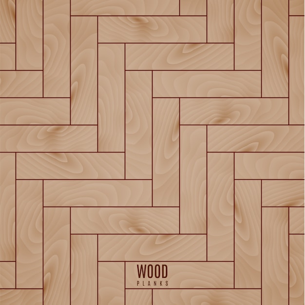 Vector background of brown wooden floor texture for your design