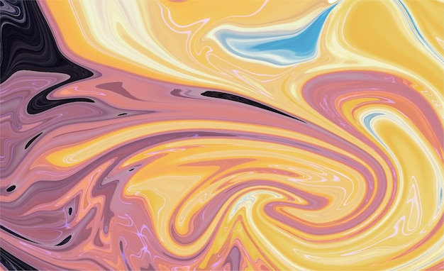 Background of colored caramel wonderful liquid background illustration