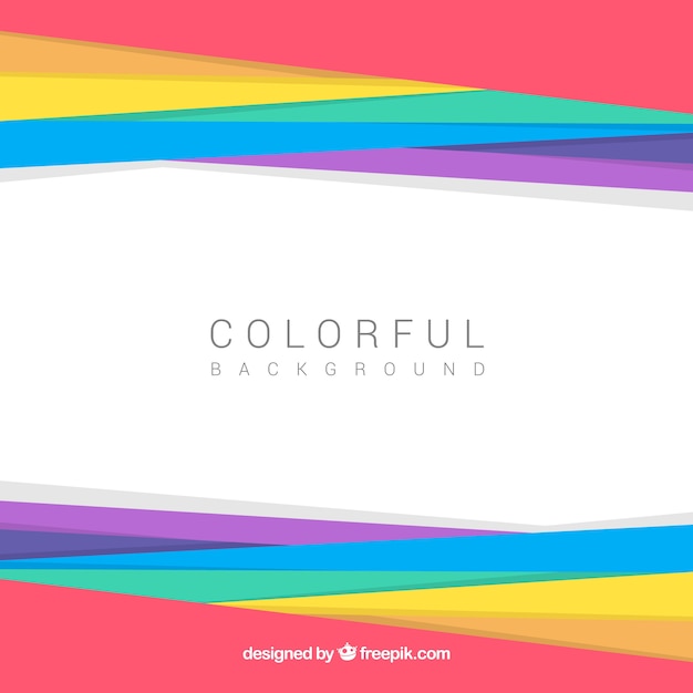 Background of colorful abstract shapes