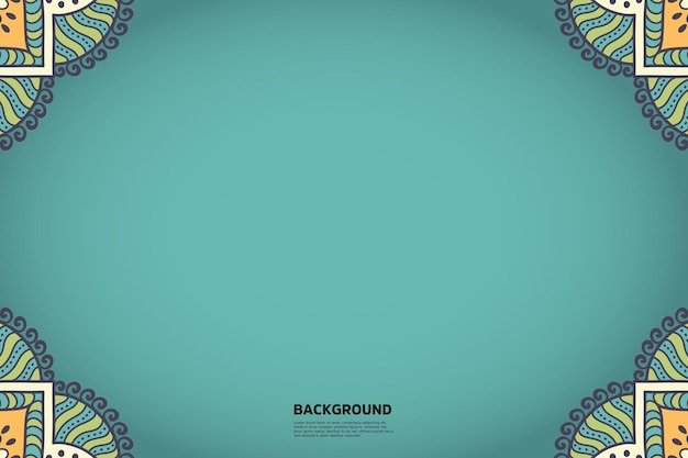 Vector background colorful islamic