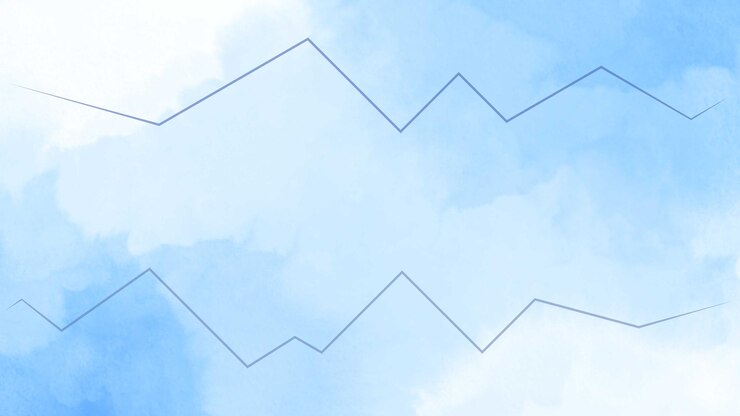 Vector background of the concept of blue finance