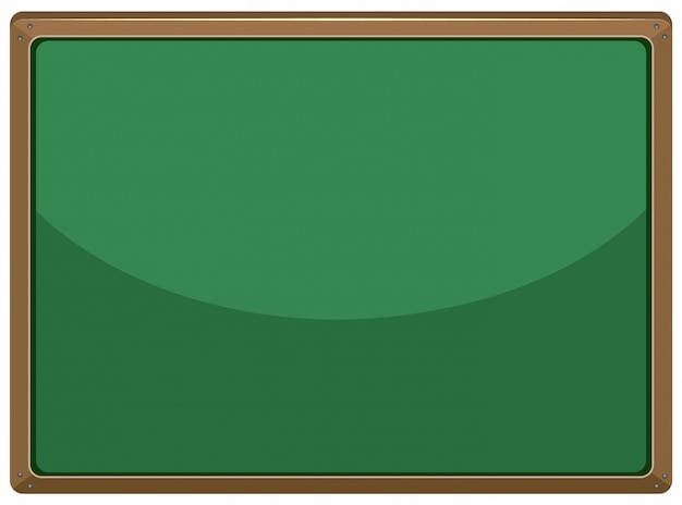 Vector background design template with green board