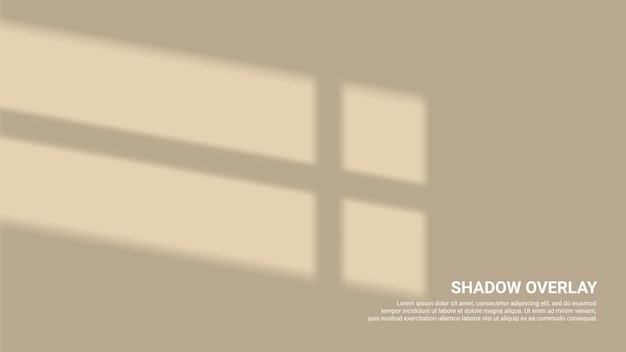 Vector background design with shadow overlay style