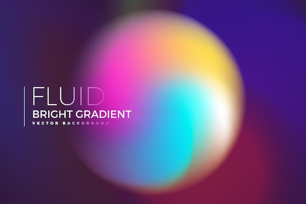 Background element design concept holographic fluid bright gradient