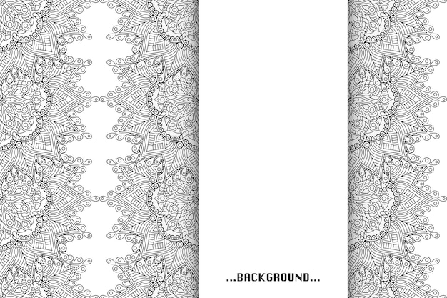 Background in ethnic style template