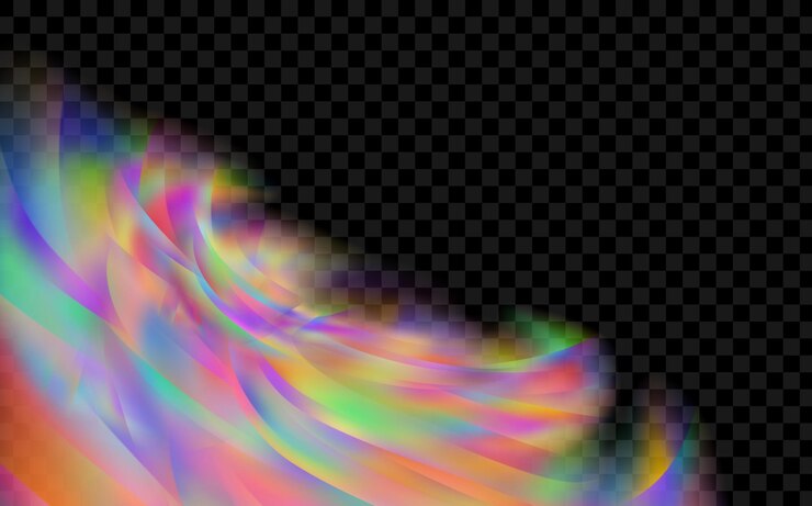 色とりどりの煙雲の爆発の背景 青と黄色の粒子を持つ多色の霧 色の粉末の爆発