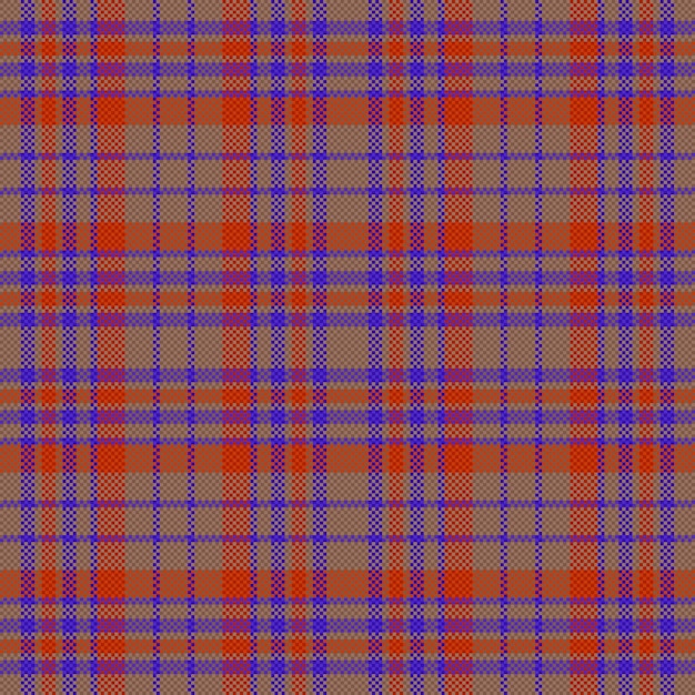 Background fabric check Plaid vector texture Tartan seamless textile pattern