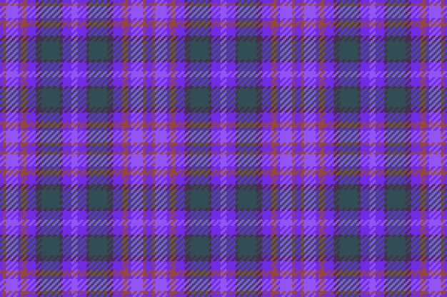 Tessuto di sfondo plaid modello vettoriale tessile controllare la trama senza giunture del tartan