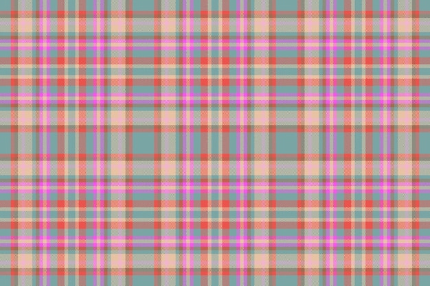 Background fabric tartan Vector textile check Texture seamless plaid pattern