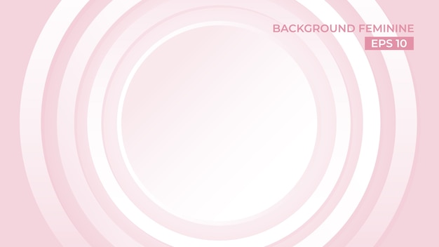 Background feminine circle soft