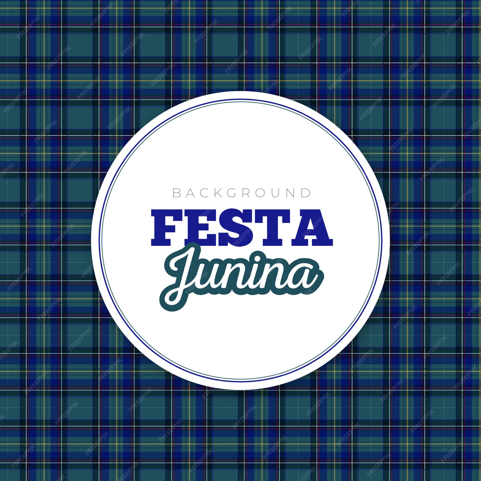 Premium Vector  Background festa junina plaid tartan