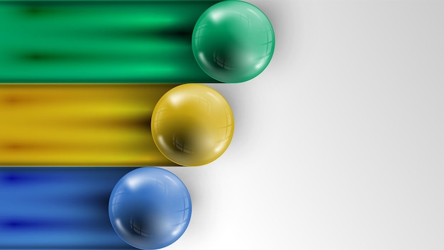 background flag of gabon graphic and label