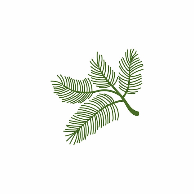 Background of flora and palm leaves