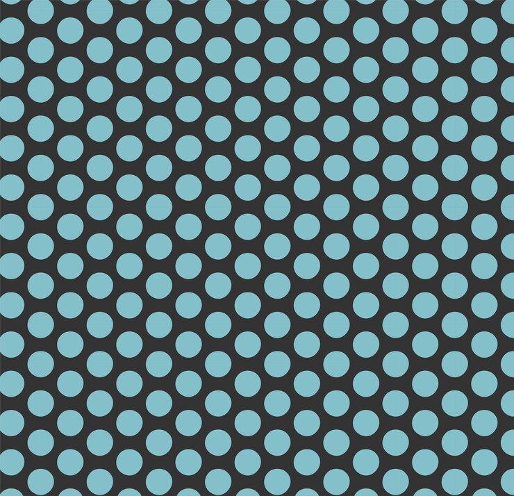 Vector background frame of geometric shapes circular ornament pattern of dots particles molecules frag