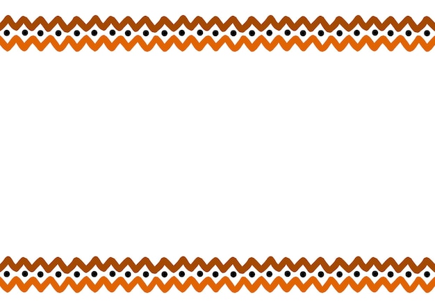 Vector background frame with wavy batik motif pattern