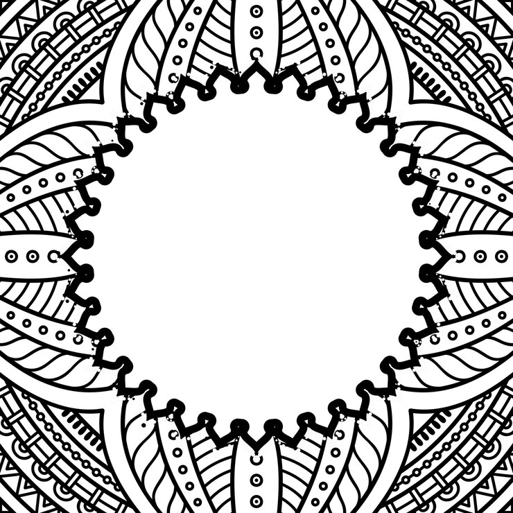 Vector background frame