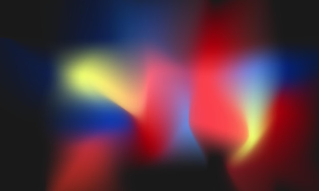 Vector background from a gradient of red yellow and blue colors