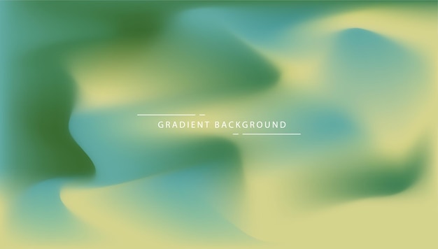 Background green blue Gradient modern with wave style