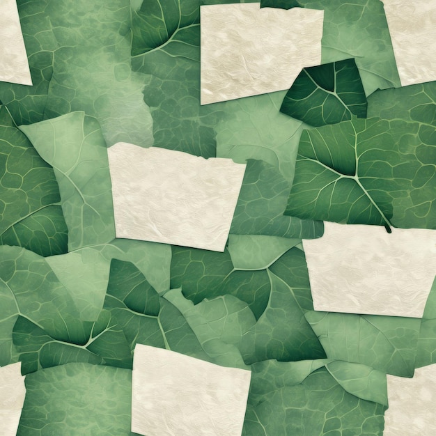 Vector background of green leaves background of green leaves
