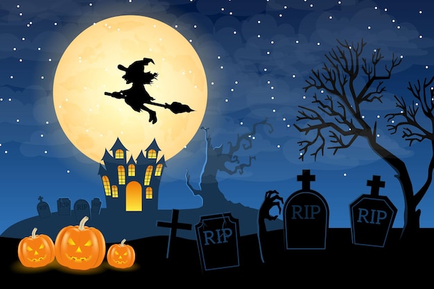 Background Halloween design