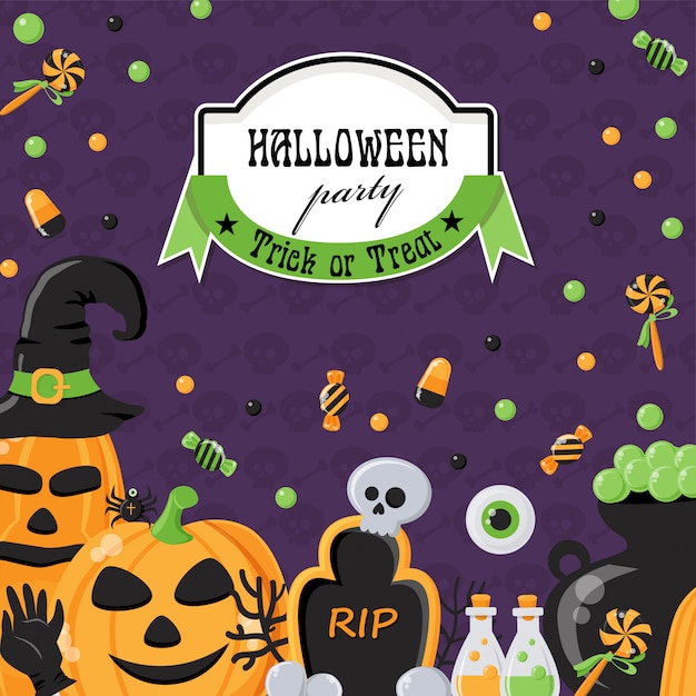 Background for halloween party