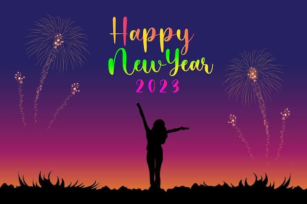 BACKGROUND HAPPY NEW YEAR 2023