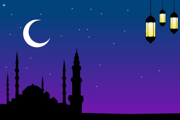 Vector background of islamic event