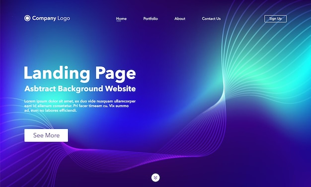 Background landing page