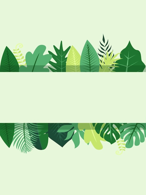 Vector background of leaf and green perfect for design wallpaper and banner