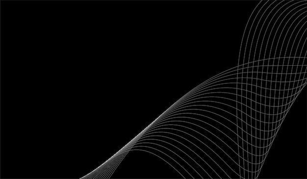 Background line wave design minimalist