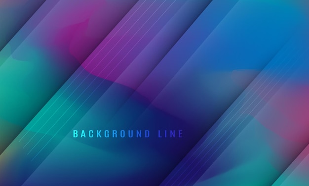 Vector background line