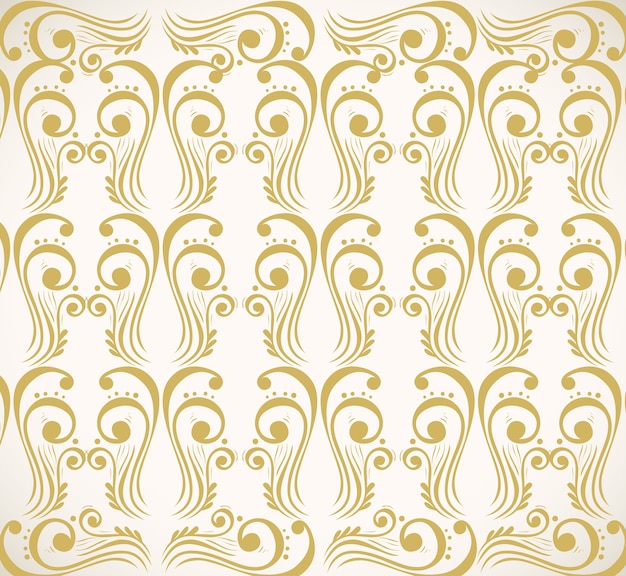 Background of luxury gold decorative elements