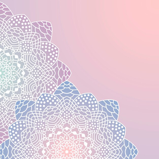 Vector background mandala vector