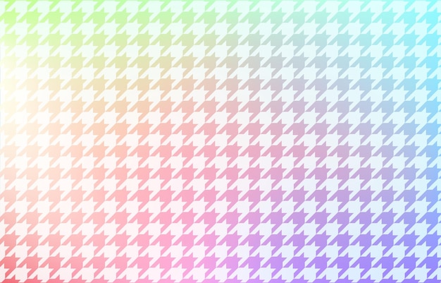 Background material Illustration of pale rainbow gradation and Japanese pattern