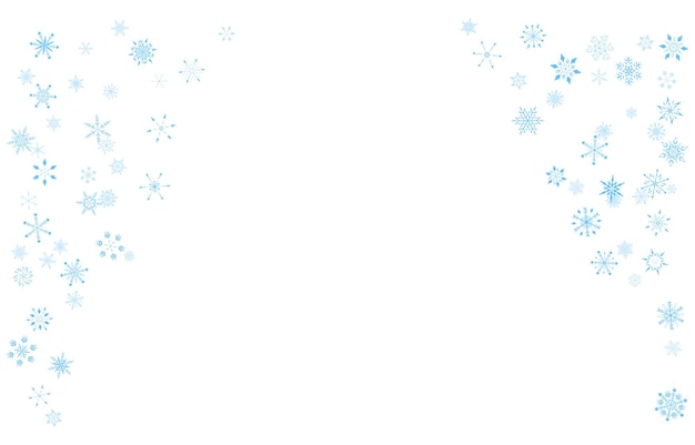 Background material snowflake shake illustration