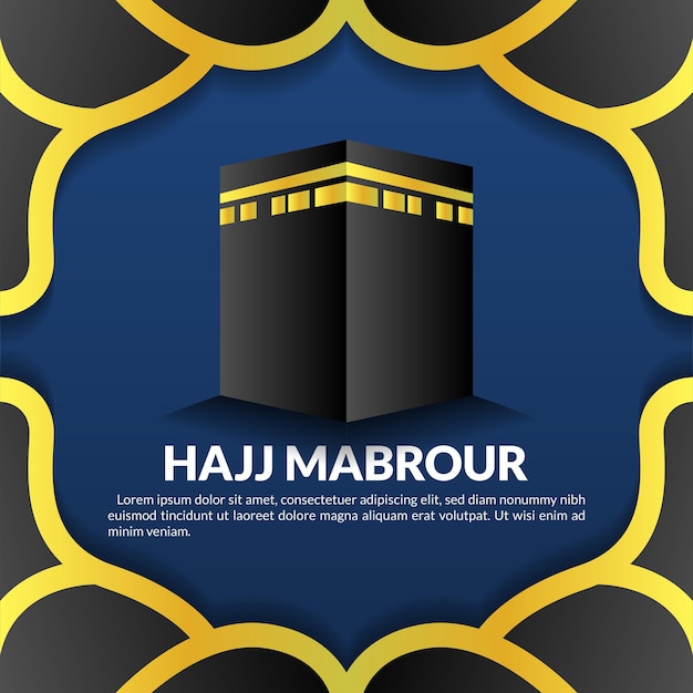 background mecca islamic hajj mabrour greeting decoration religion vector pattern abstract culture